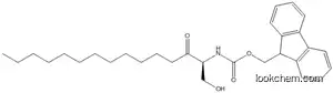 Molecular Structure of 920277-12-9 (Carbamic acid, N-[(1S)-1-(hydroxymethyl)-2-oxotetradecyl]-,9H-fluoren-9-ylmethyl ester)